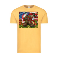 Vintage Mustard Army Veteran Boots Christmas Tumbler 4th of july Vintage Tee - HowdyJamesFarm