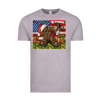 Vintage Zinc Army Veteran Boots Christmas Tumbler 4th of july Vintage Tee - HowdyJamesFarm