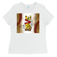 White for the love of the game softball Ladies Tee - chombo