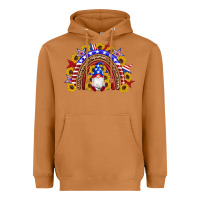 Meerkat american flag gnomes sunflowers rainbow Heavyweight Hoodie - Artiststas