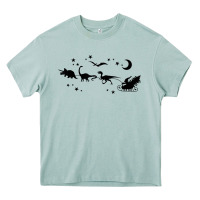 Arona christmas santa dinosaur sleigh ride t rex funny gift t shirt Heavy Core Tee - minhPixels