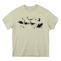 Mossy christmas santa dinosaur sleigh ride t rex funny gift t shirt Heavy Core Tee - minhPixels