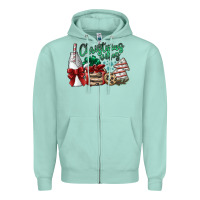 Seafoam christmas vibes Zipper Hoodie - SublimationCraftShop