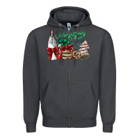 Smoke christmas vibes Zipper Hoodie - SublimationCraftShop
