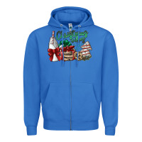 True Royal christmas vibes Zipper Hoodie - SublimationCraftShop