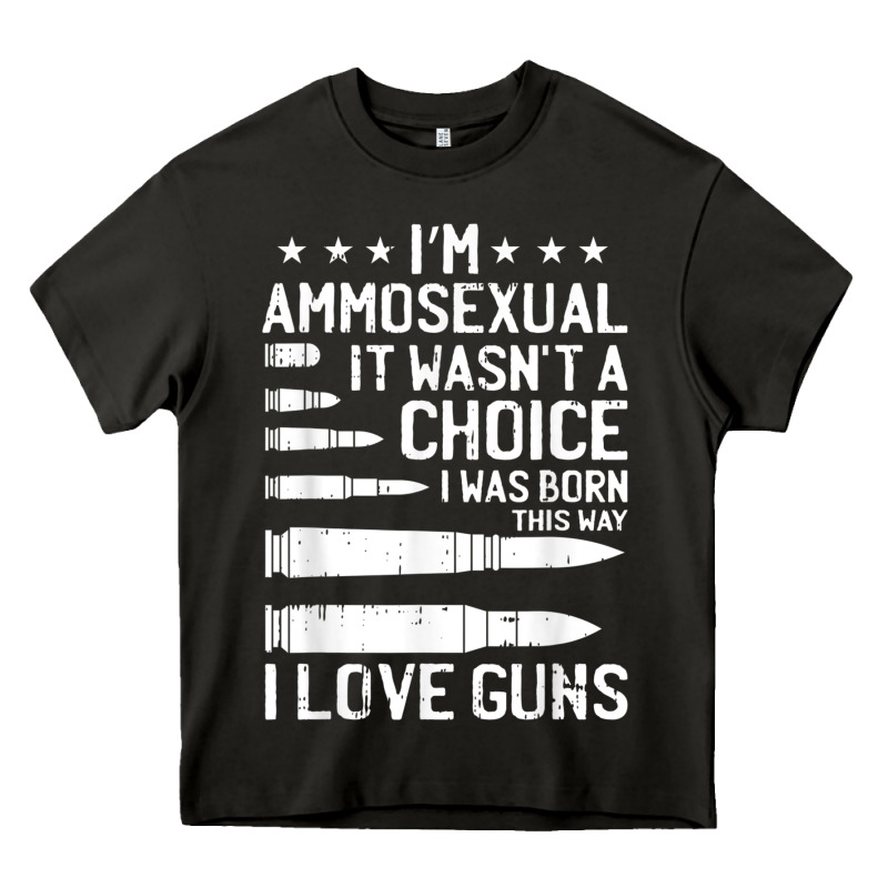 Ammosexual Bullets Love Pro Gun Lover Cool Enthusiast Gifts Heavy Core Tee by minhPixels | Teevron