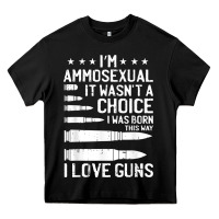 Black Ammosexual Bullets Love Pro Gun Lover Cool Enthusiast Gifts Heavy Core Tee - minhPixels
