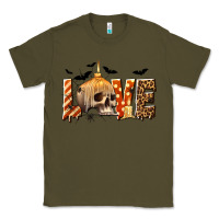Army Green Halloween Love Classic Tee - texasbilliewilder