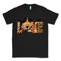 Black Halloween Love Classic Tee - texasbilliewilder