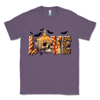 Lavender Halloween Love Classic Tee - texasbilliewilder