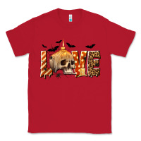 Red Halloween Love Classic Tee - texasbilliewilder