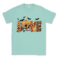 Seafoam Halloween Love Classic Tee - texasbilliewilder