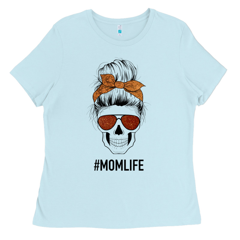 Glitter Western Patterned Mom Skull Ladies Tee by Bettercallsaul | Teevron