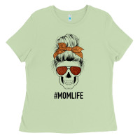 Matcha Glitter Western Patterned Mom Skull Ladies Tee - Bettercallsaul