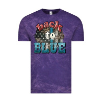 Cloud Purple Back to blue 4th of july Vintage Tee - HowdyJamesFarm