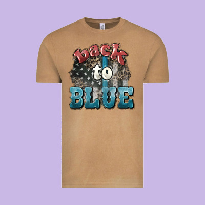 Back To Blue 4th Of July Vintage Tee Designed By Howdyjamesfarm