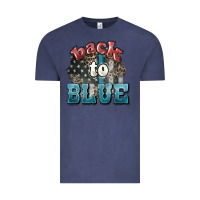Vintage Denim Back to blue 4th of july Vintage Tee - HowdyJamesFarm