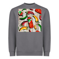 Storm mexican chili and pepper seamless pattern Heavyweight Sweatshirt - BundleAndBundleShop