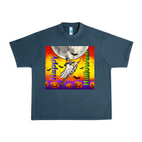 Midnight Navy happy halloween Urban Heavy Tee - TumblerDesignByShophia