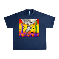 Navy happy halloween Urban Heavy Tee - TumblerDesignByShophia
