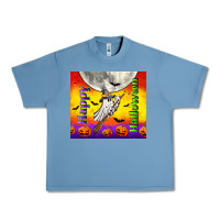 Pebble Blue happy halloween Urban Heavy Tee - TumblerDesignByShophia