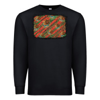 Black mexico pattern background Premium Sweatshirt - Artiststas