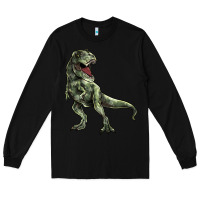 Black T-rex Long Sleeve Tee - HowdyJamesFarm