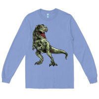 Colony Blue T-rex Long Sleeve Tee - HowdyJamesFarm