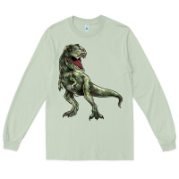 Matcha T-rex Long Sleeve Tee - HowdyJamesFarm