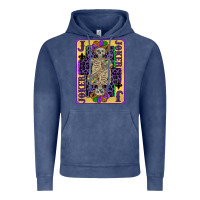 Vintage Denim joker mardi gras skeleton Vintage Hoodie - CowGirlArtShop