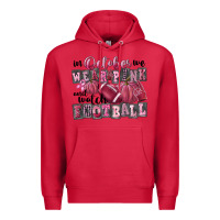 Cardinal in october we wear pink and watch football Premium Hoodie - FaDigitalArtStudio