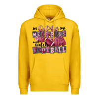 Lemon in october we wear pink and watch football Premium Hoodie - FaDigitalArtStudio