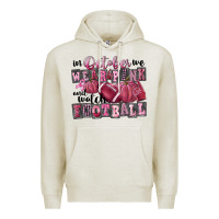 Oatmeal Heather in october we wear pink and watch football Premium Hoodie - FaDigitalArtStudio