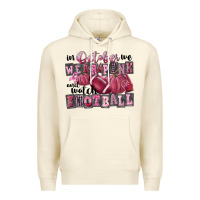 Sandshell in october we wear pink and watch football Premium Hoodie - FaDigitalArtStudio