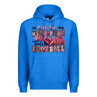 True Royal in october we wear pink and watch football Premium Hoodie - FaDigitalArtStudio