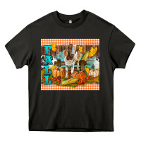 Asphalt Fall With Baby Goat Heavy Core Tee - LillyAllenDesigns