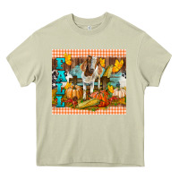 Mossy Fall With Baby Goat Heavy Core Tee - LillyAllenDesigns