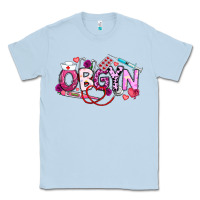 Dusty Blue Valentine OBGYN Classic Tee - CowhideDigitalArt