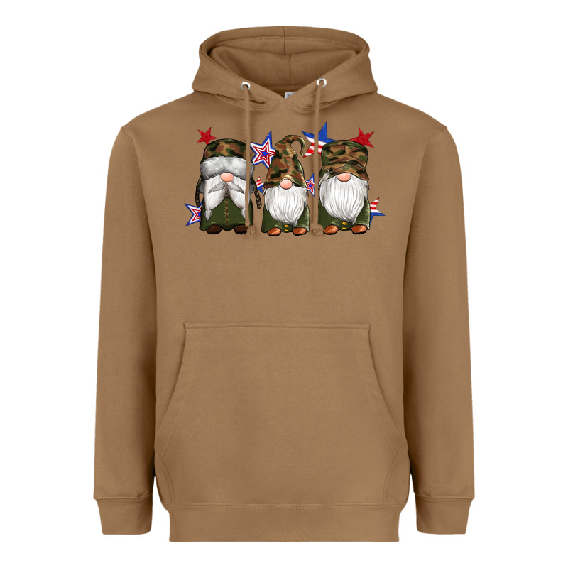 Military Gnomes Star Heavyweight Hoodie by Artiststas | Teevron