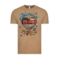 Vintage Coffee American heart southern soul Vintage Tee - HowdyJamesFarm