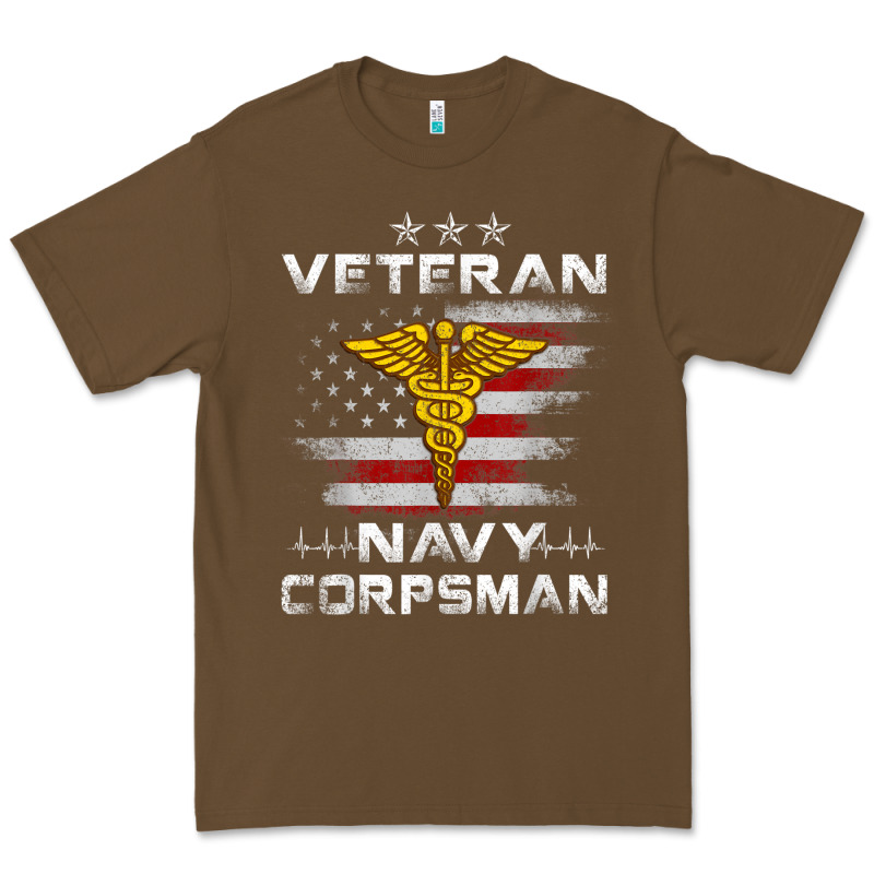 Veteran Navy Corpsman Patriotic 4th Of July Gifts Premium Tee by minhPixels | Teevron
