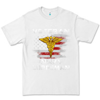 White Veteran Navy Corpsman Patriotic 4th of July Gifts Premium Tee - minhPixels