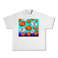 Lunar Rock halloween pumpkins with ghosts Urban Heavy Tee - TumblerDesignByShophia