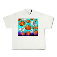 Pistachio halloween pumpkins with ghosts Urban Heavy Tee - TumblerDesignByShophia