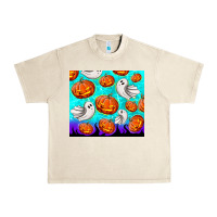 Sandshell halloween pumpkins with ghosts Urban Heavy Tee - TumblerDesignByShophia