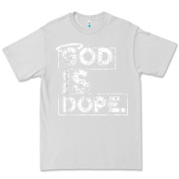 Dove Grey God Is Dope Gift for faithful Christians Premium Tee - minhPixels