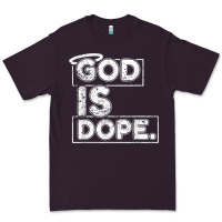 Plum God Is Dope Gift for faithful Christians Premium Tee - minhPixels