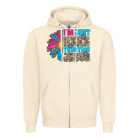 Sandshell im just here trusting jesus Zipper Hoodie - CowhideDigitalArt