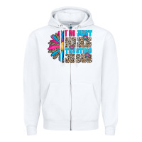 White im just here trusting jesus Zipper Hoodie - CowhideDigitalArt