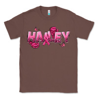 Chestnut Personalized Pink Cancer Themed Name Classic Tee - NancyCooperArtShop